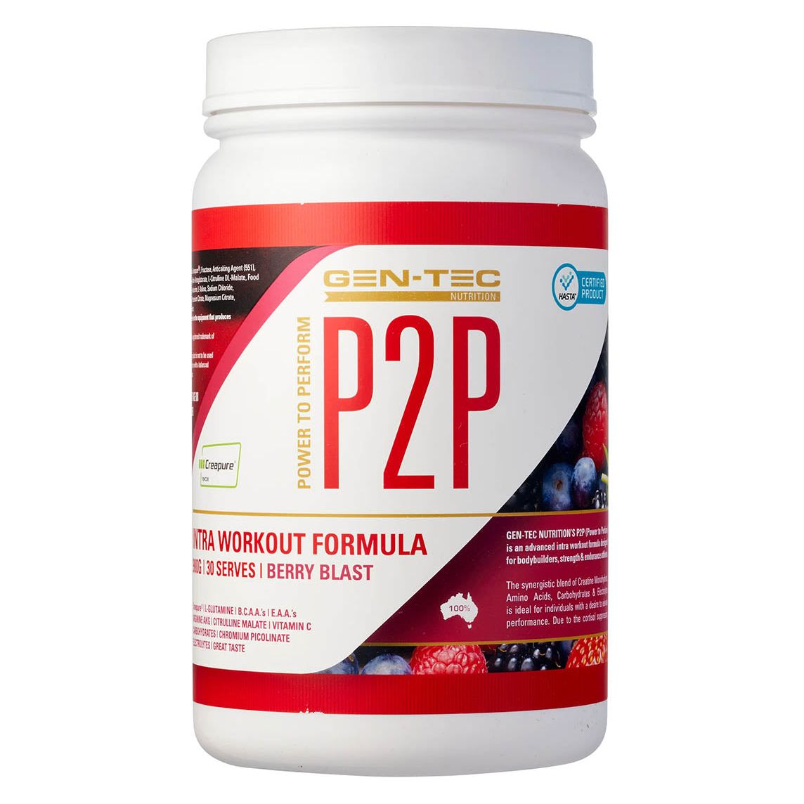 P2P Power To Perform by Gen-Tec Nutrition