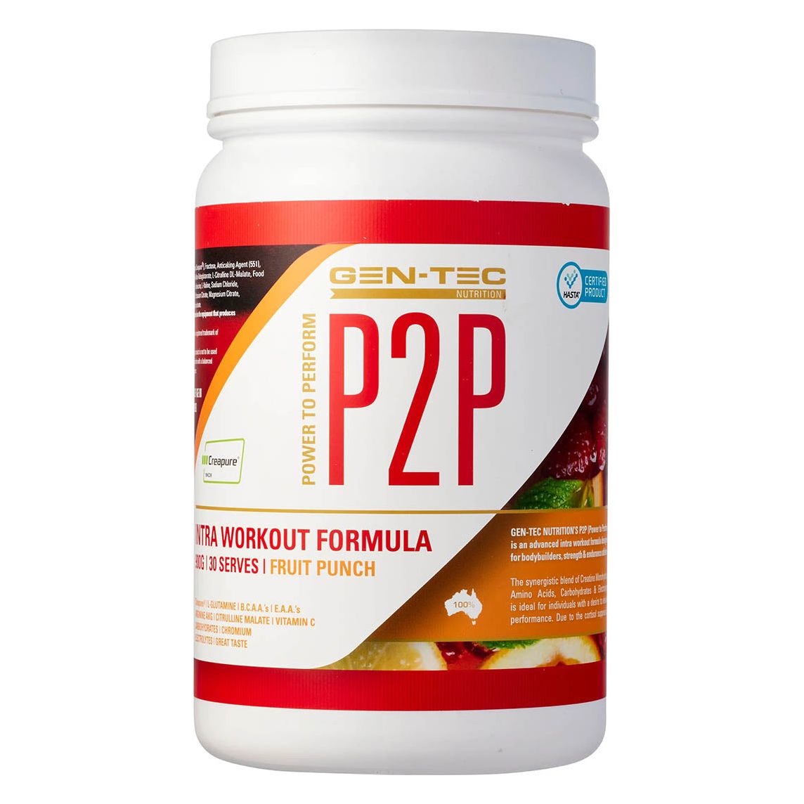 P2P Power To Perform by Gen-Tec Nutrition