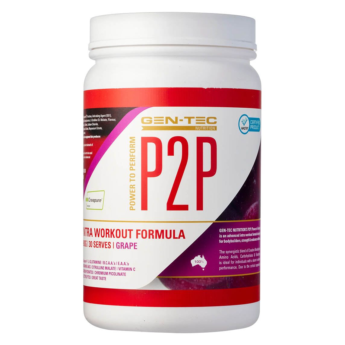 P2P Power To Perform by Gen-Tec Nutrition