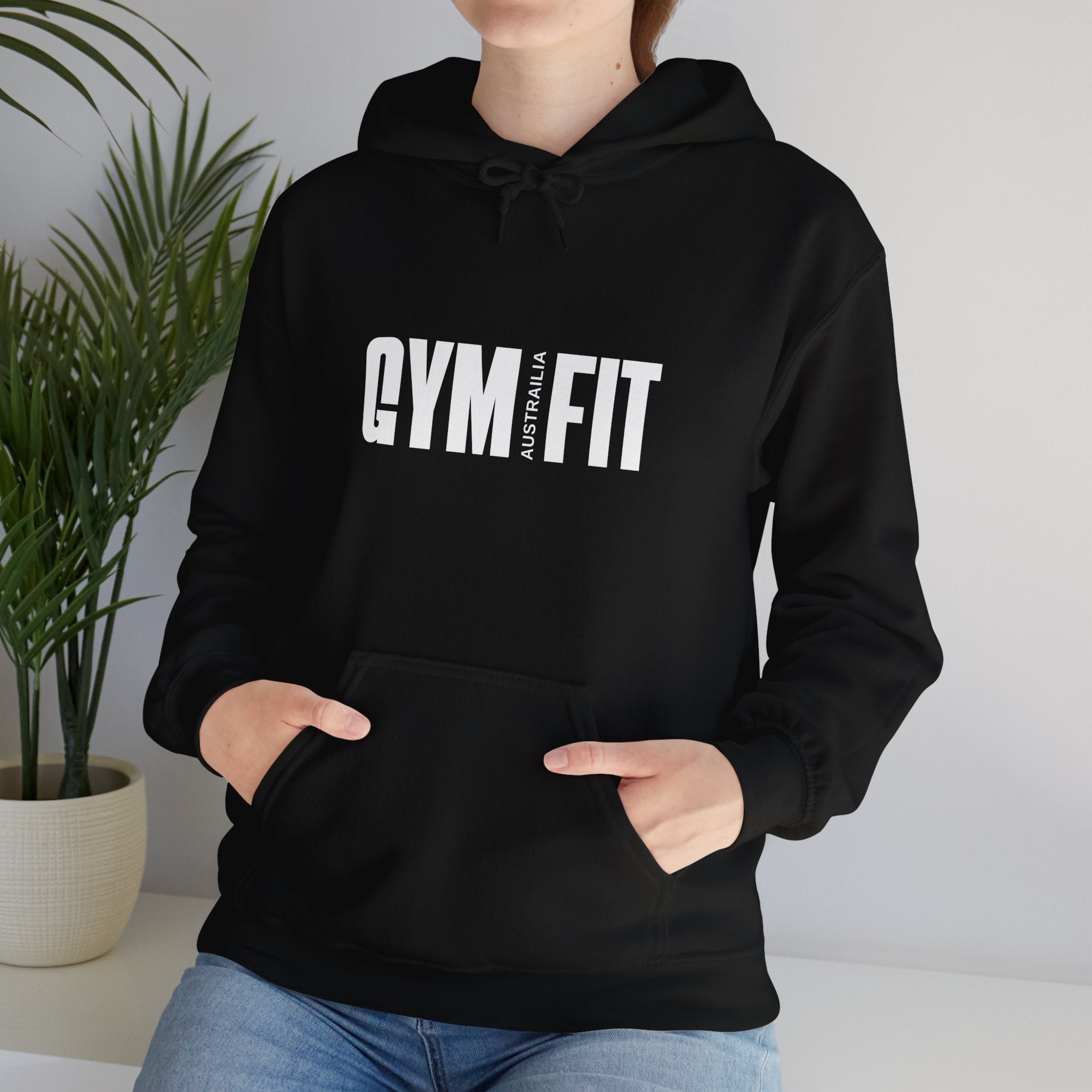 Gym Fit Unisex Heavy Blend™ Hooded Sweatshirt - Perfect for Fitness Enthusiasts