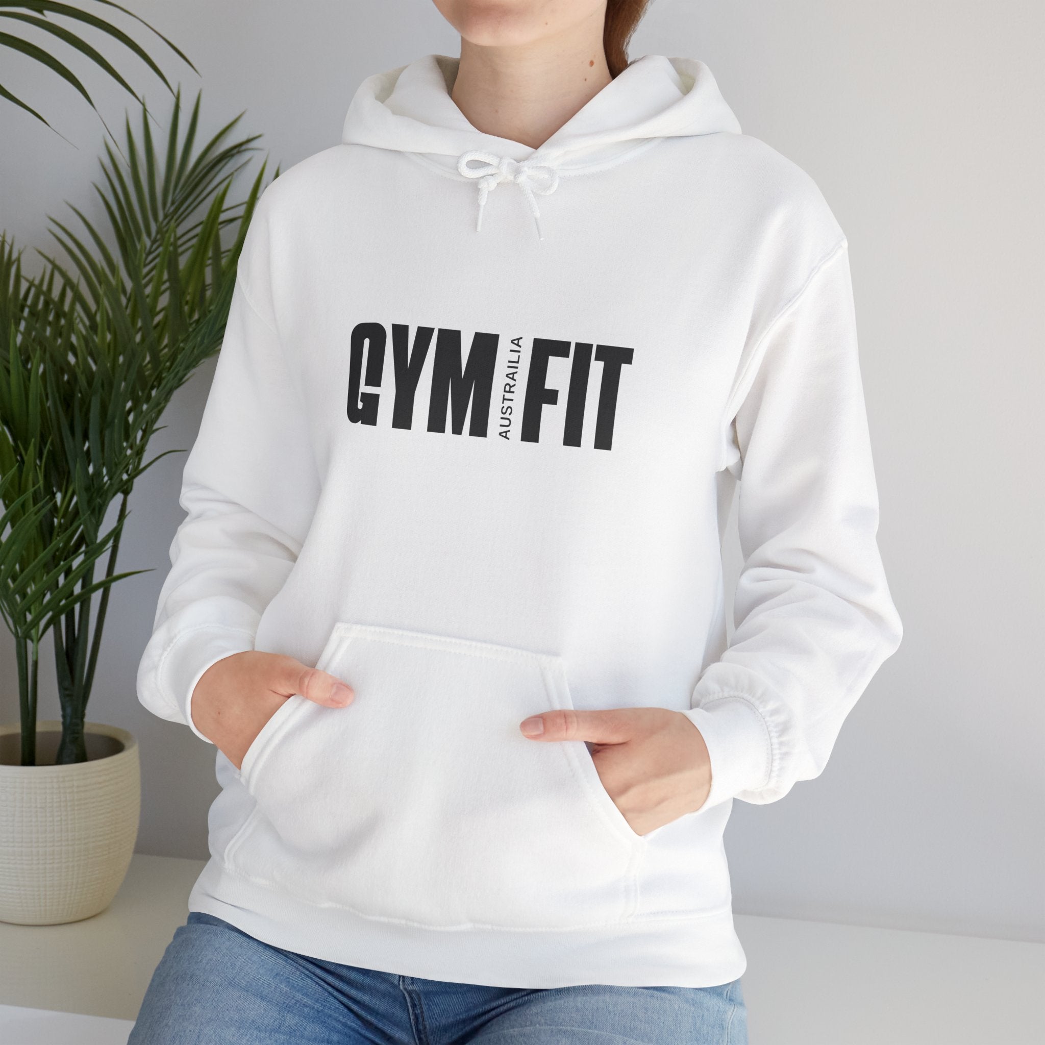 Gym Fit Unisex Heavy Blend™ Hooded Sweatshirt - Perfect for Fitness Enthusiasts