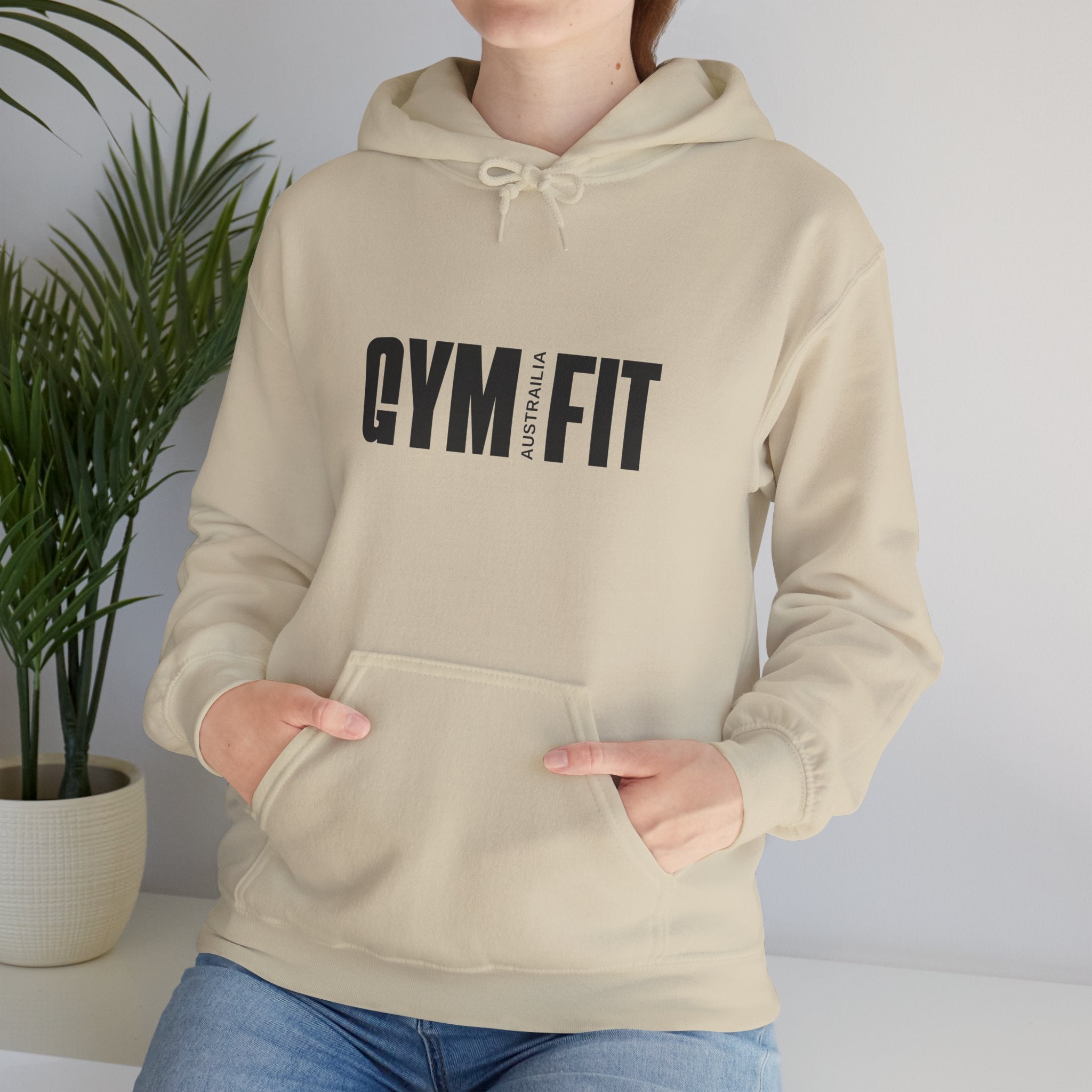 Gym Fit Unisex Heavy Blend™ Hooded Sweatshirt - Perfect for Fitness Enthusiasts