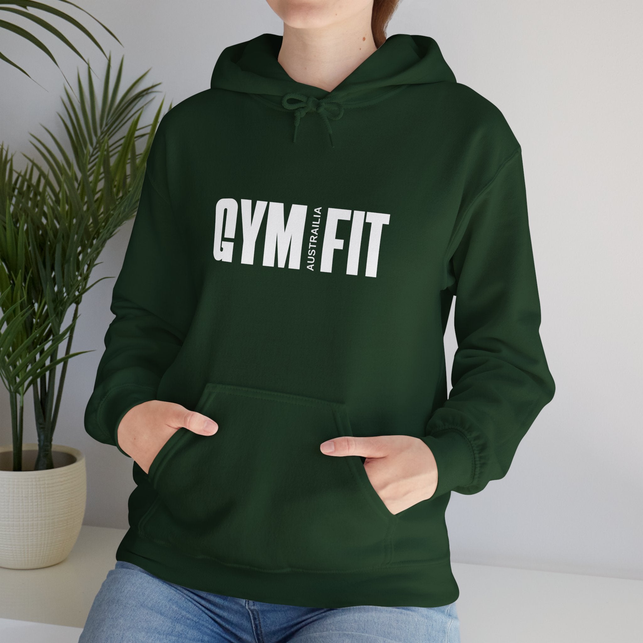 Gym Fit Unisex Heavy Blend™ Hooded Sweatshirt - Perfect for Fitness Enthusiasts