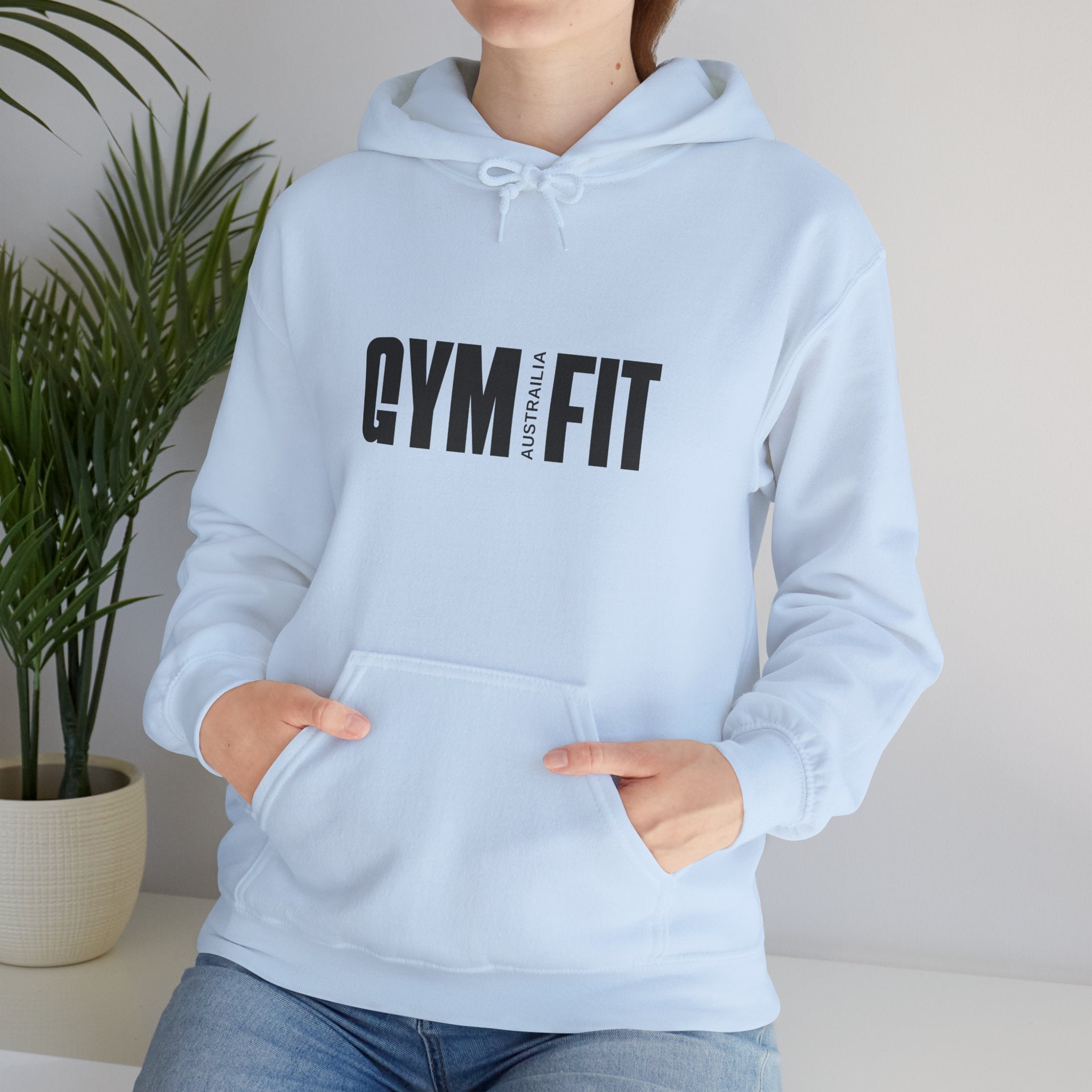 Gym Fit Unisex Heavy Blend™ Hooded Sweatshirt - Perfect for Fitness Enthusiasts
