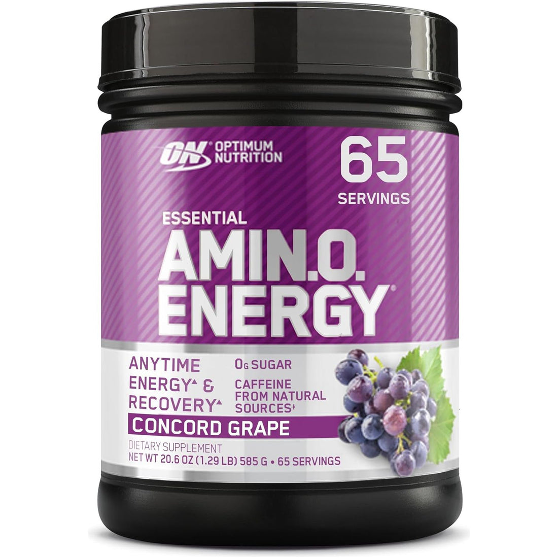 Amino Energy, Concord Grape, 65 Serves, 585 G