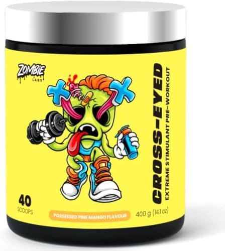 Zombie Labs Cross-Eyed Extreme Stimulant Pre-Workout 40 Serves Pine Mango