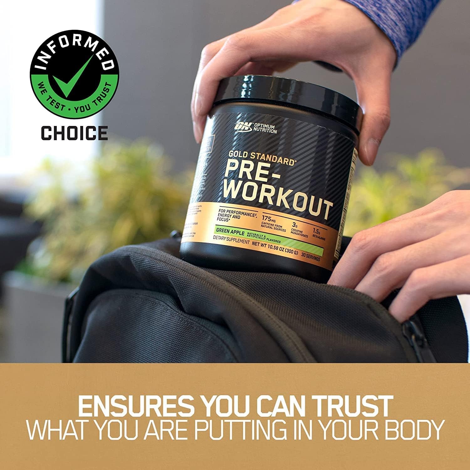 Gold Standard Pre Workout, Green Apple, 300G, 30 Servings