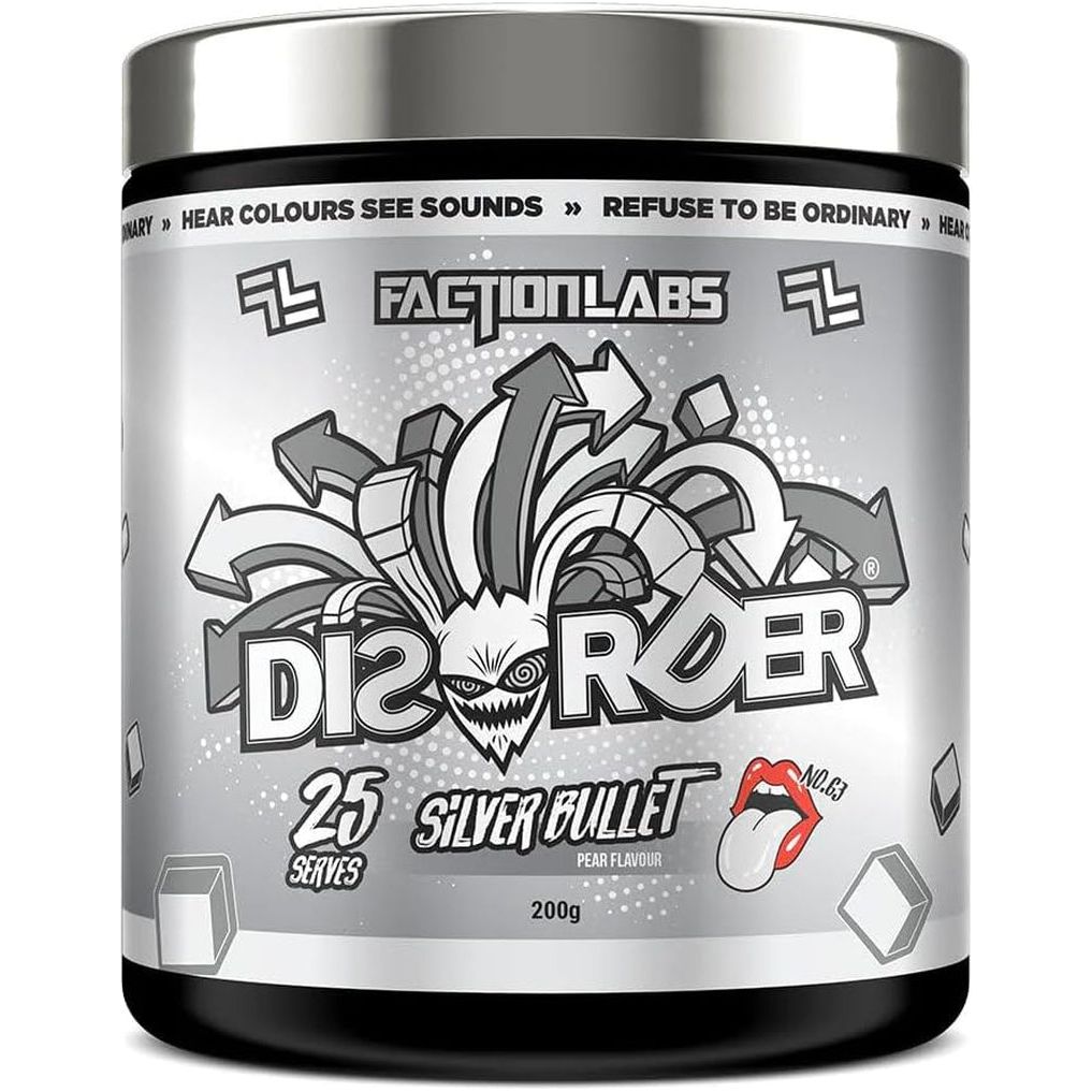 DISORDER Pre Workout Powder - Purple Reign Flavour, 400 Grams (50 Servings)