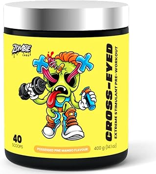 Zombie Labs Cross-Eyed Extreme Stimulant Pre-Workout 40 Serves Pine Mango