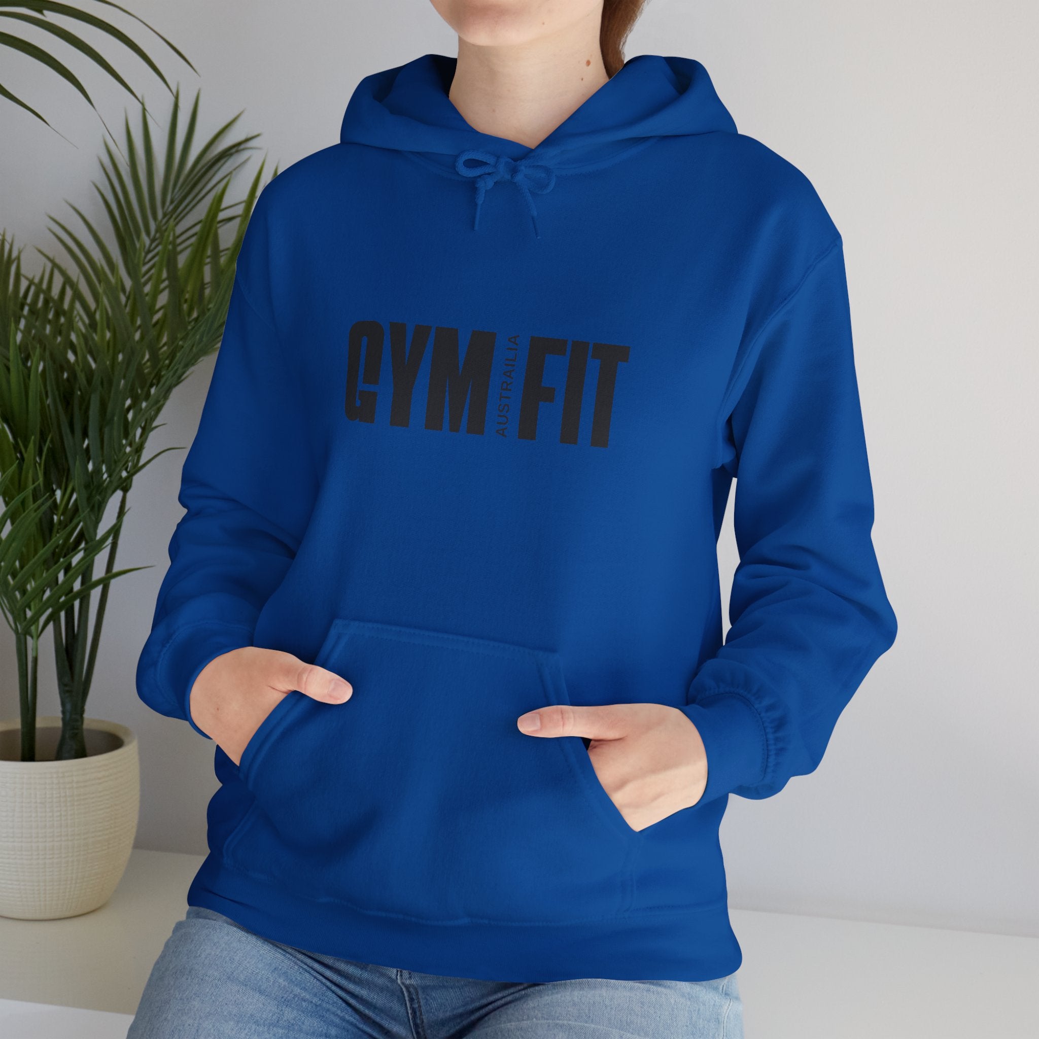 Gym Fit Unisex Heavy Blend™ Hooded Sweatshirt - Perfect for Fitness Enthusiasts