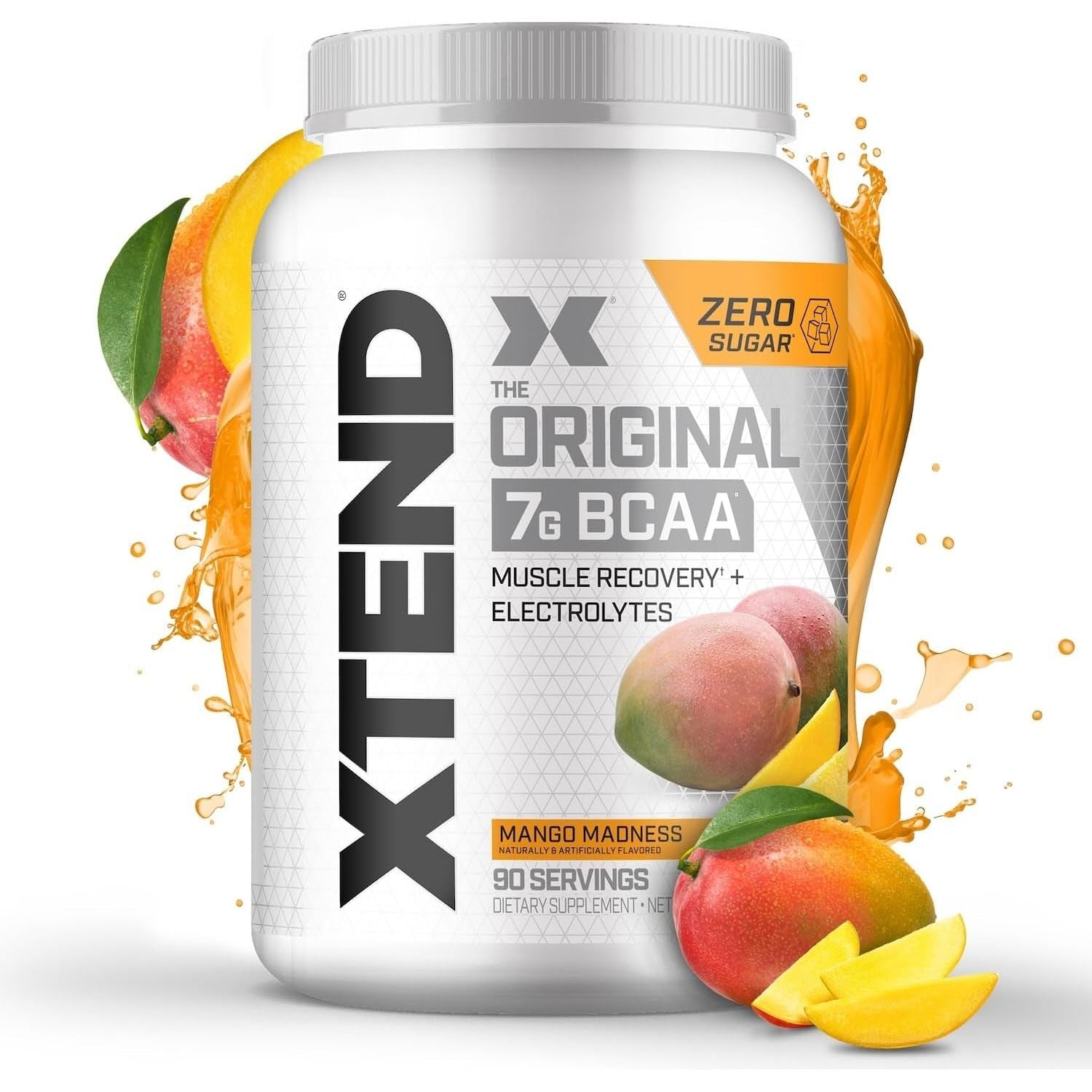 Xtend BCAA Powder, Branched Chain Amino Acids, Bcaas, Mango, 90 Servings