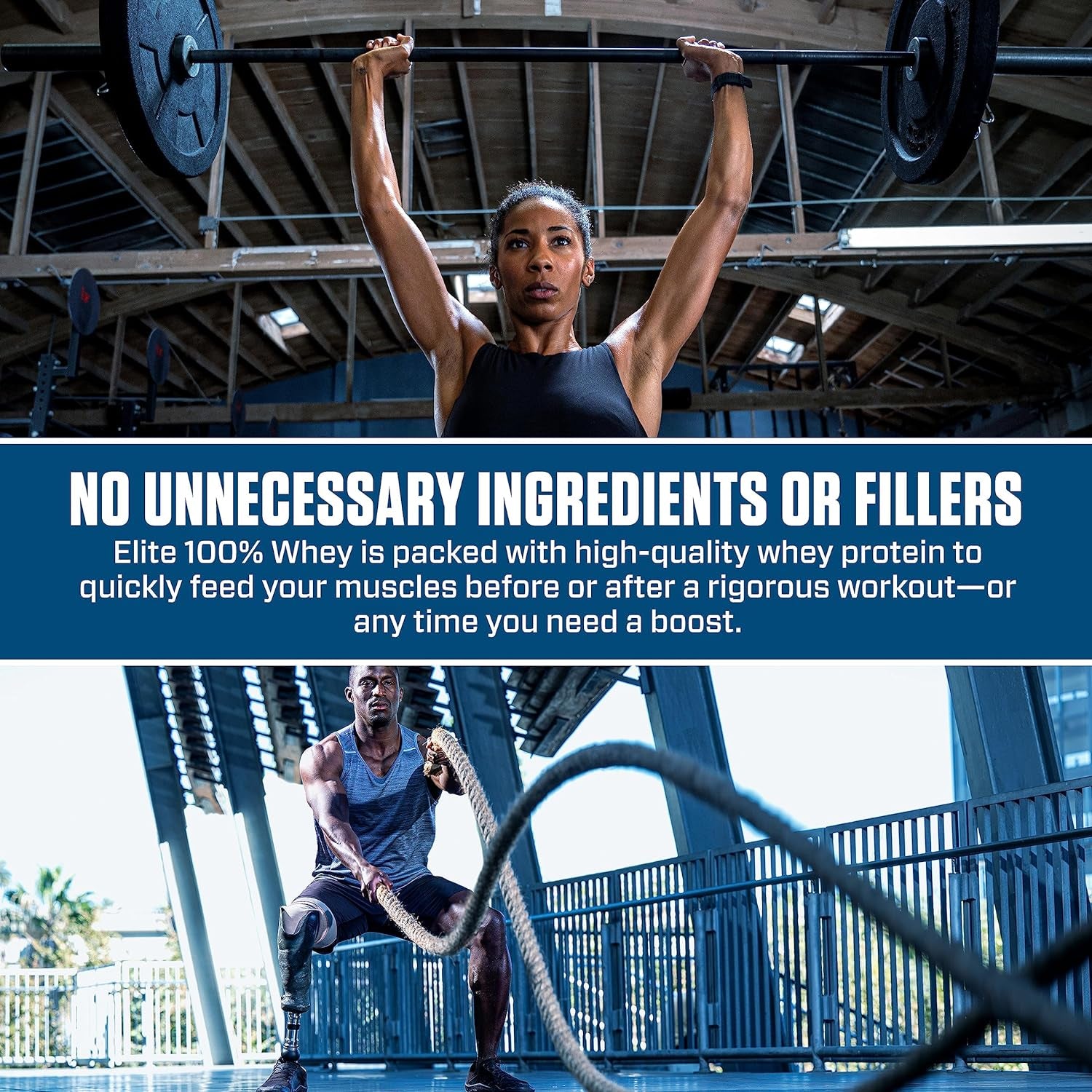 Elite 100% Whey Protein 63 Serves Gourmet Vanilla 2.3Kg