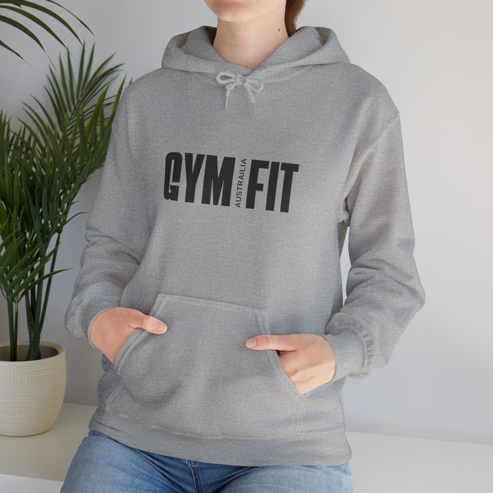 Gym Fit Unisex Heavy Blend™ Hooded Sweatshirt - Perfect for Fitness Enthusiasts