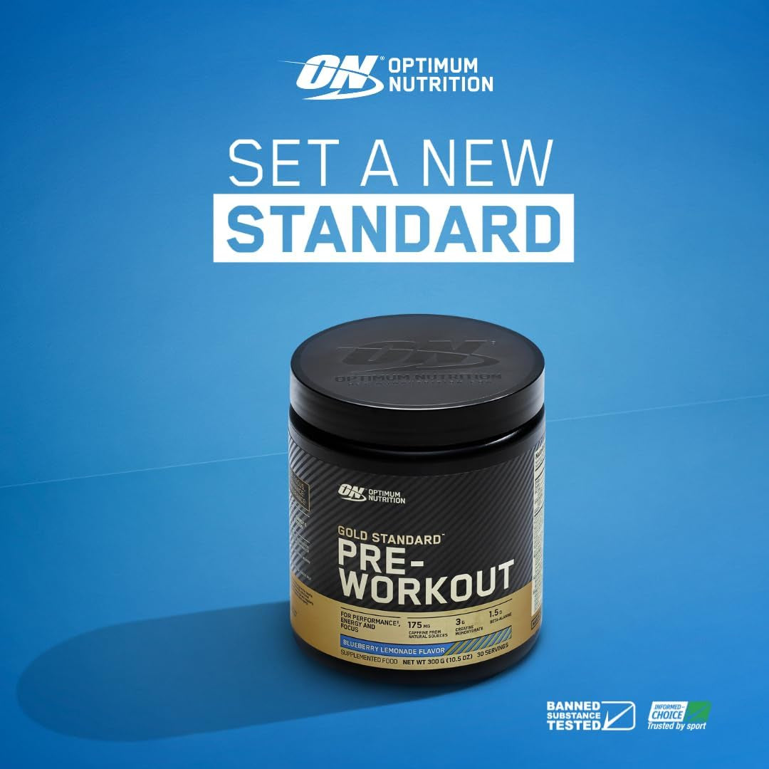 Gold Standard Pre Workout, Strawberry Lime, 300G, 30 Servings