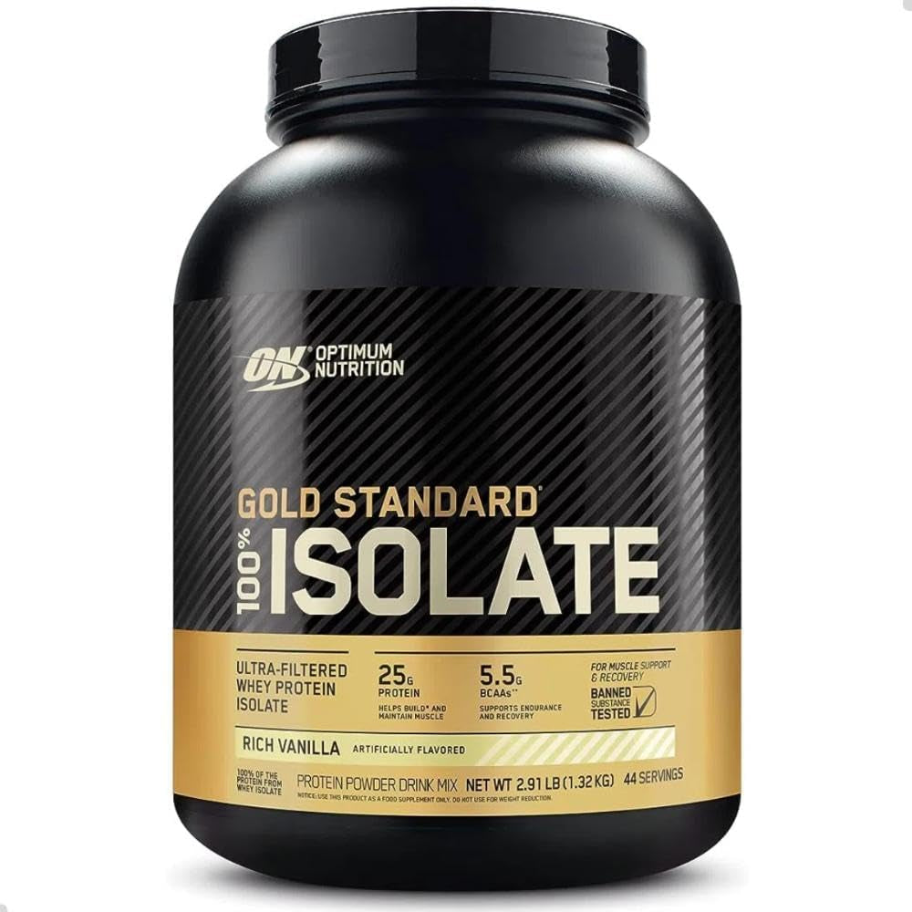 Gold Standard 100% Isolate Protein Powder, Chocolate Flavour, 2.36Kg