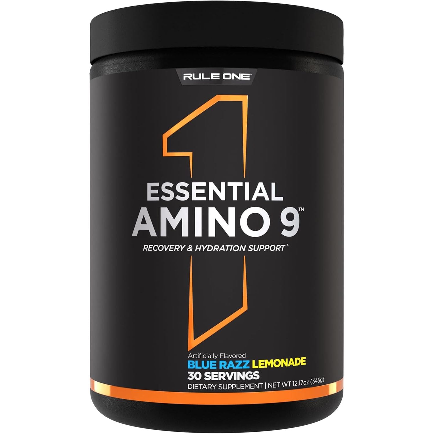 R1 Essential Amino 9 Recovery & Hydration Support Supplement 345 G, Peach Mango (30 Servings)