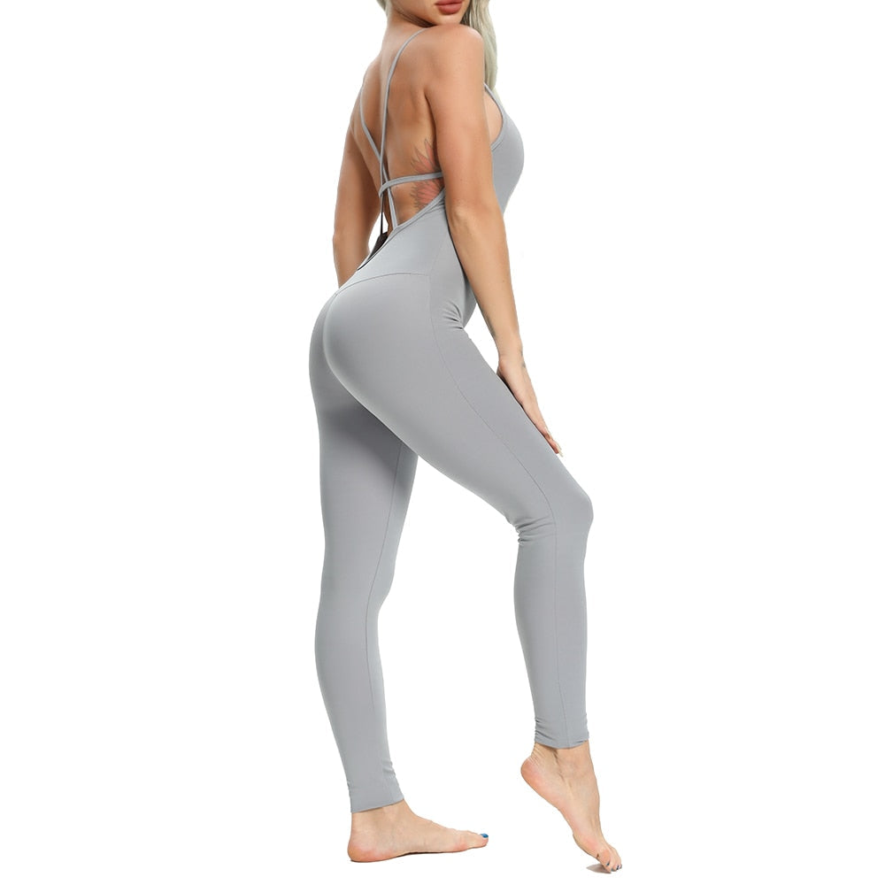 Elysian Elegance Crisscross Jumpsuit