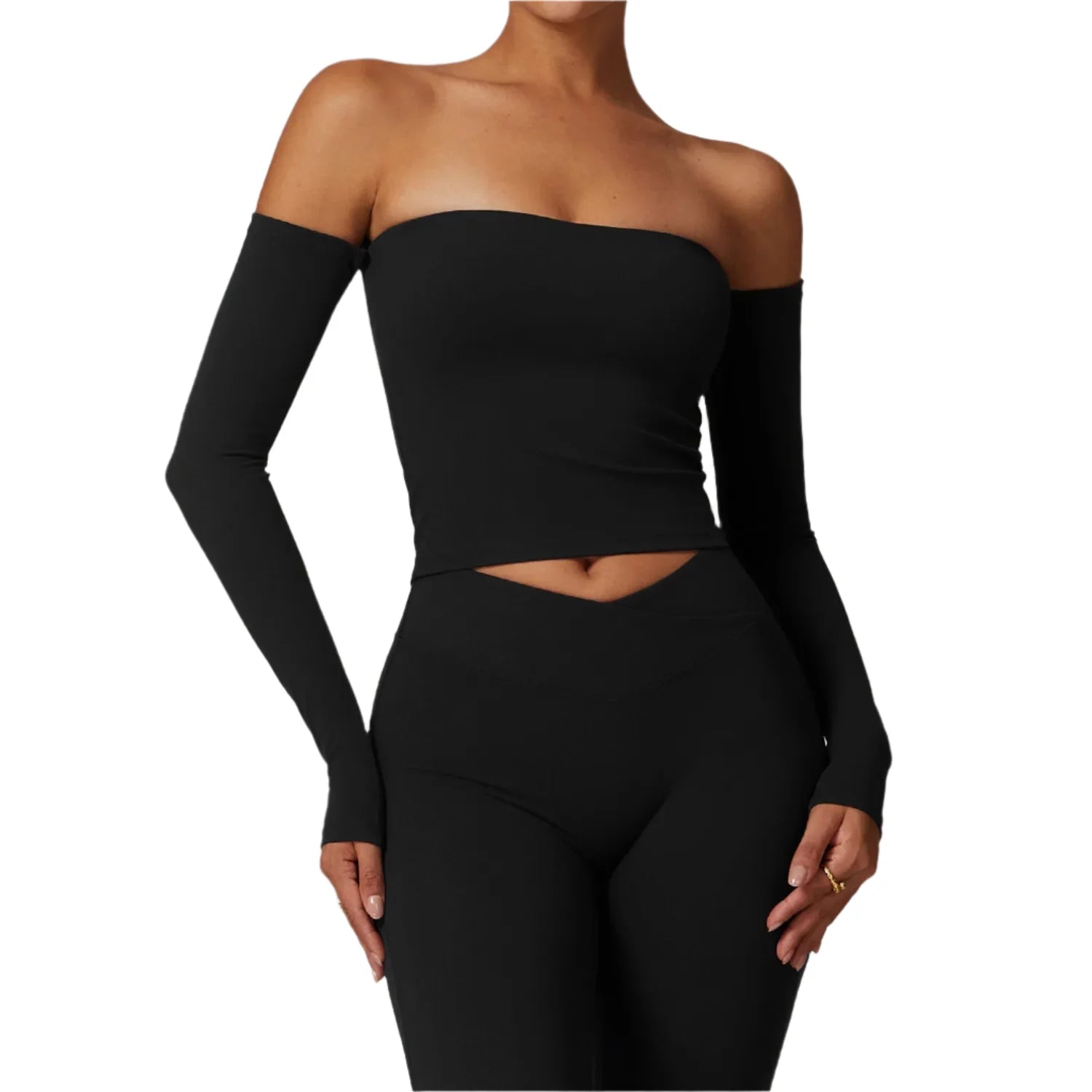 Riley Luxe Quick Dry Activewear Crop Top