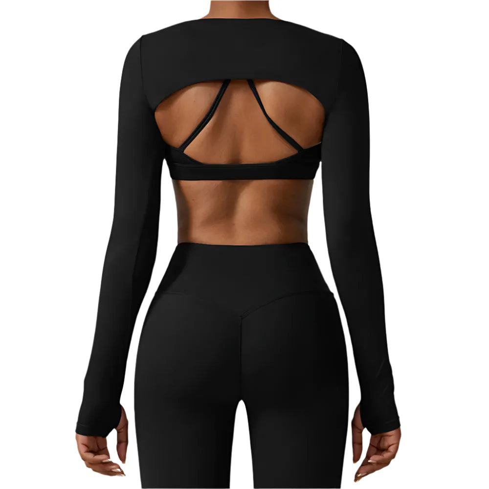 Paige Luxe Performance Shawl Crop Top