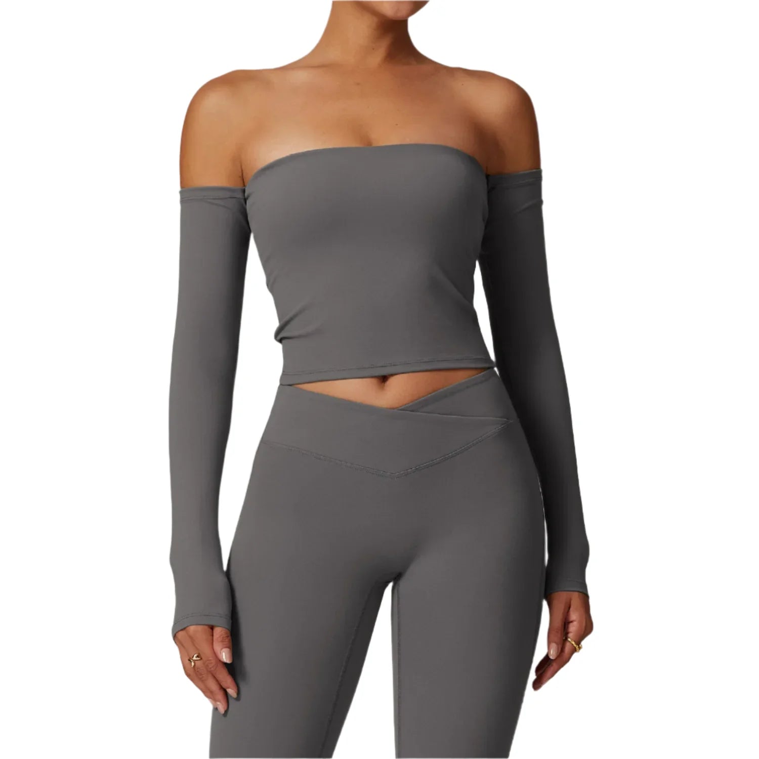 Riley Luxe Quick Dry Activewear Crop Top