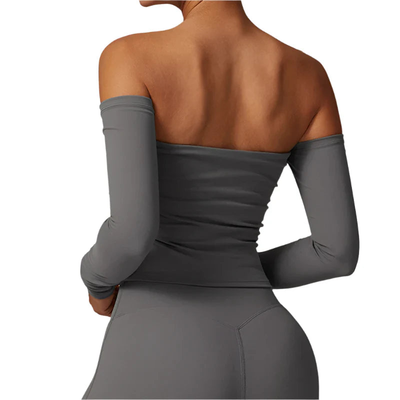 Riley Luxe Quick Dry Activewear Crop Top