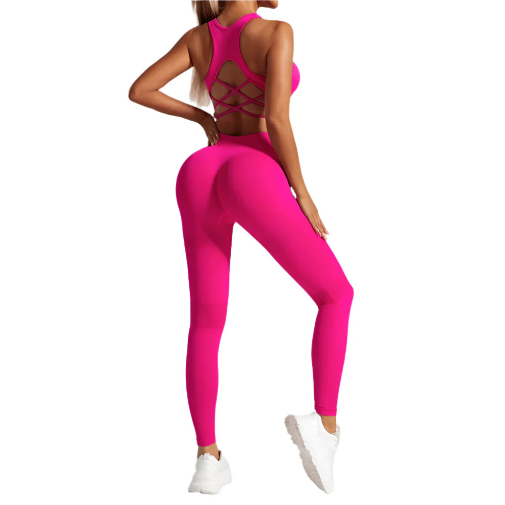 Miranda Luxe Sleeveless Crop Top - Elevate Your Workout Style