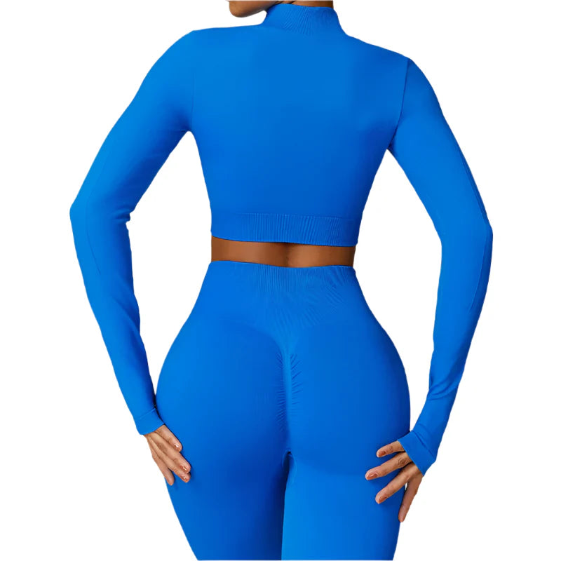 Elevate Your Workout: Luxe City Chic Crop Top