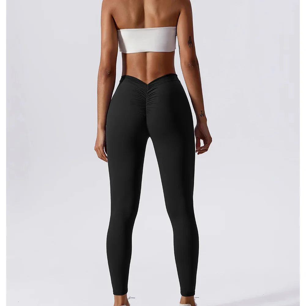 City Vibe Elastic Waist Leggings