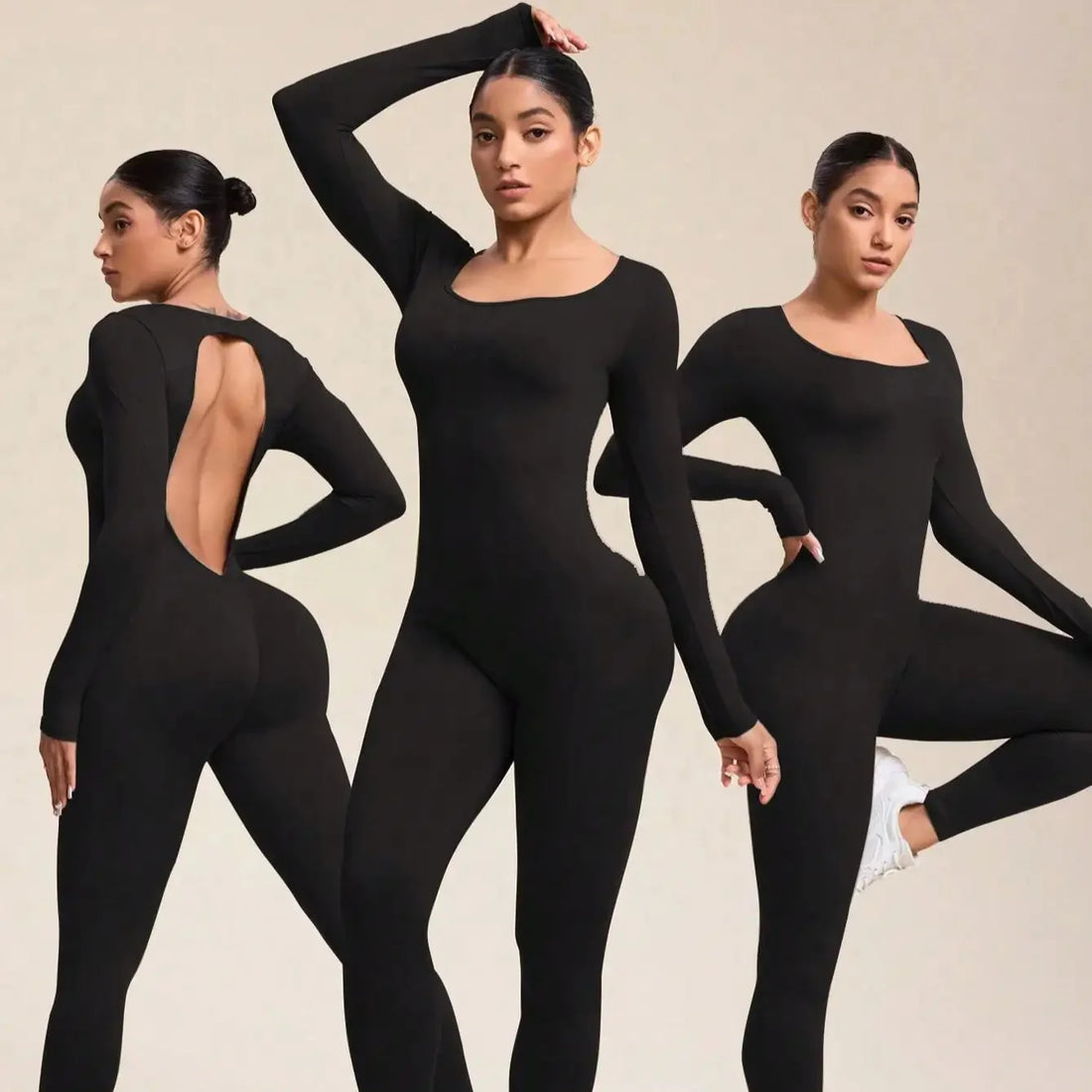 Opulent Viper Luxe Backless Jumpsuit