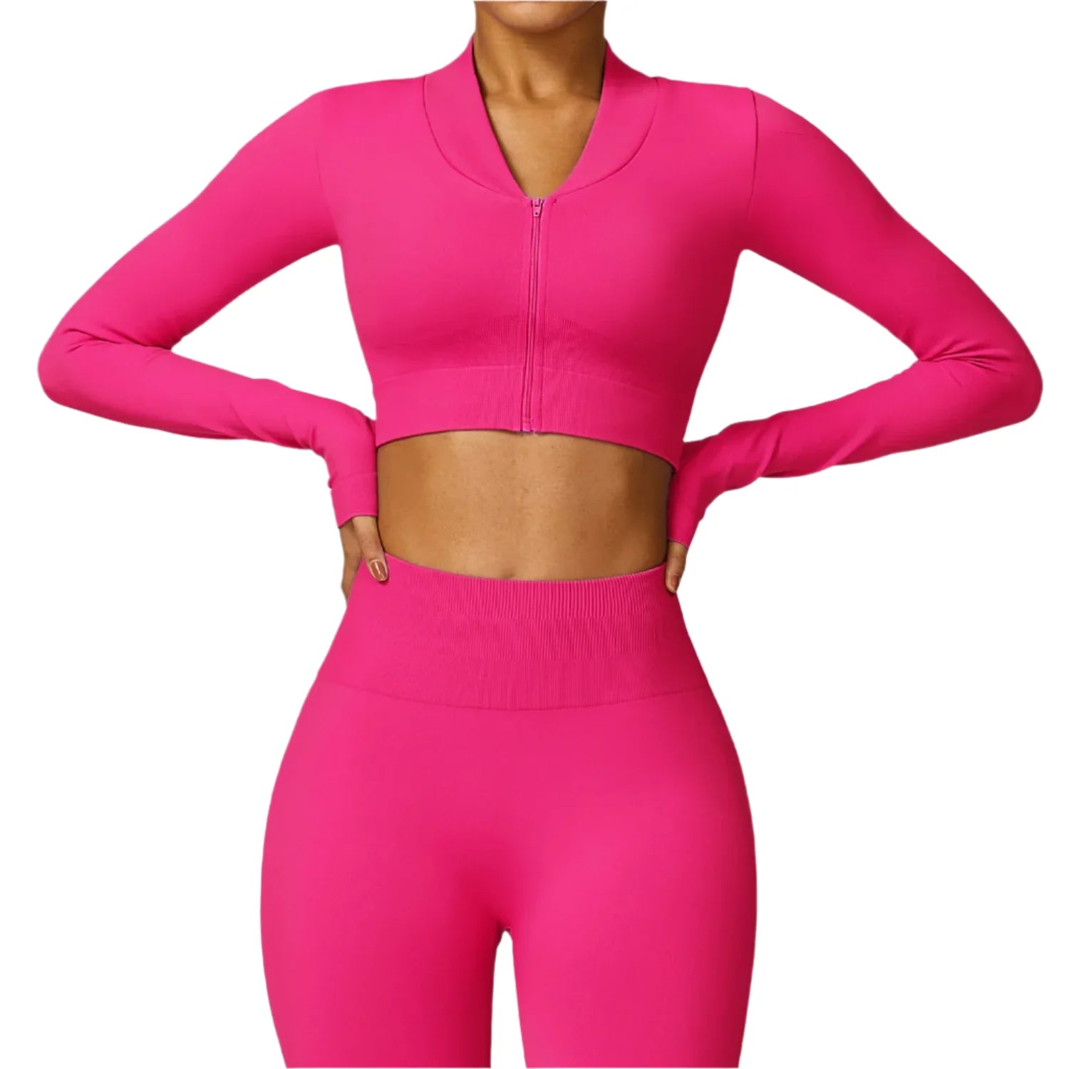 Elevate Your Workout: Luxe City Chic Crop Top