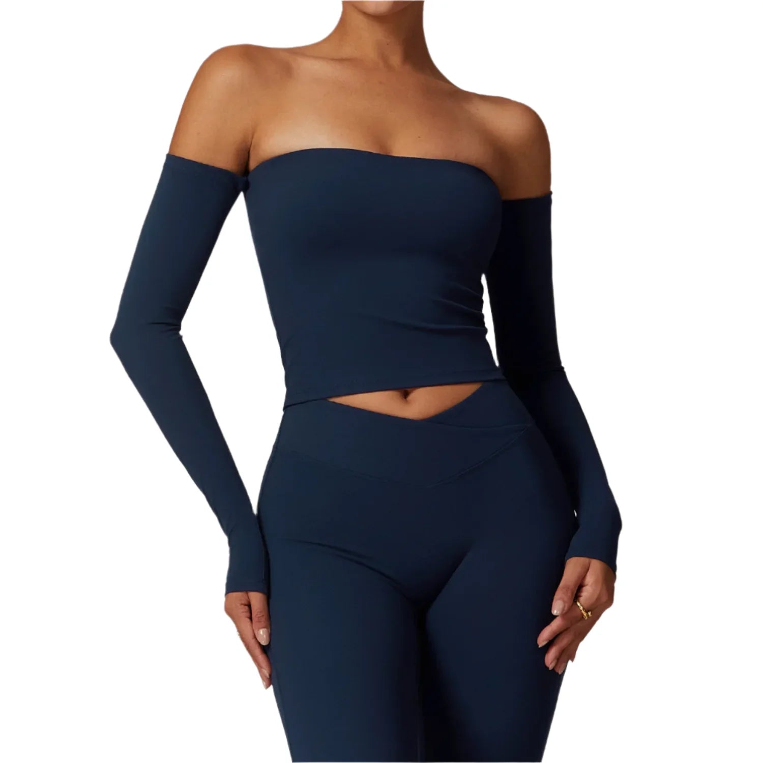 Riley Luxe Quick Dry Activewear Crop Top