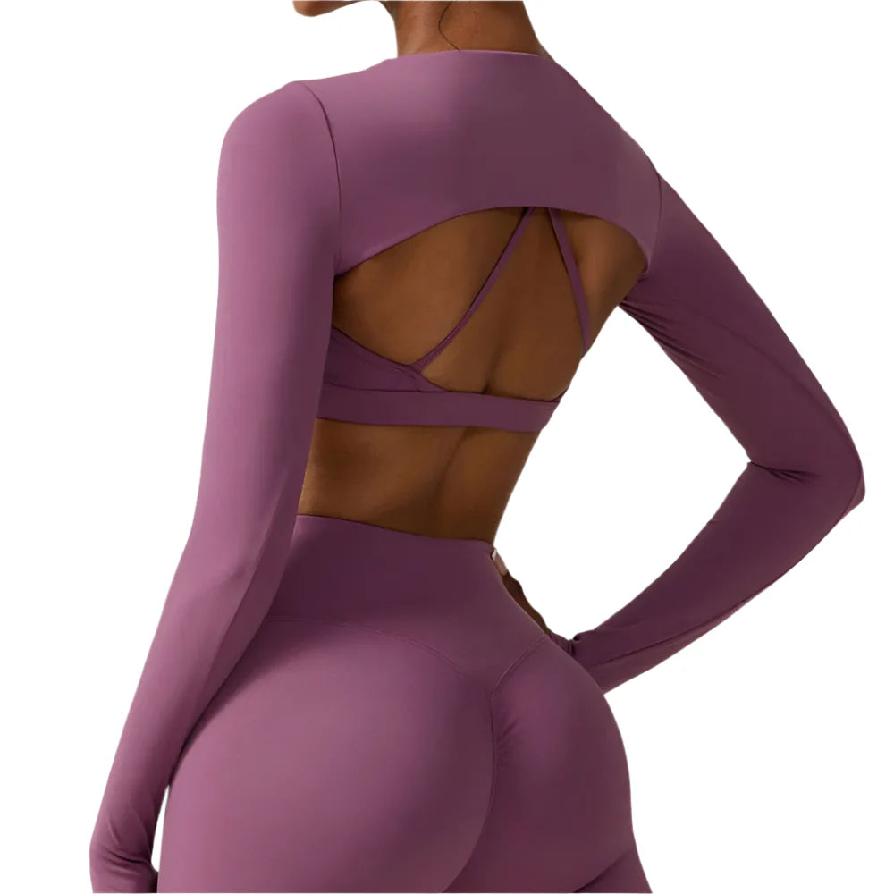 Paige Luxe Performance Shawl Crop Top