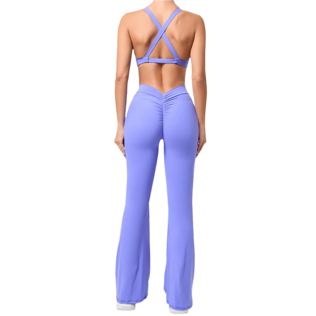 Raven's Radiance Flared Jumpsuit Set