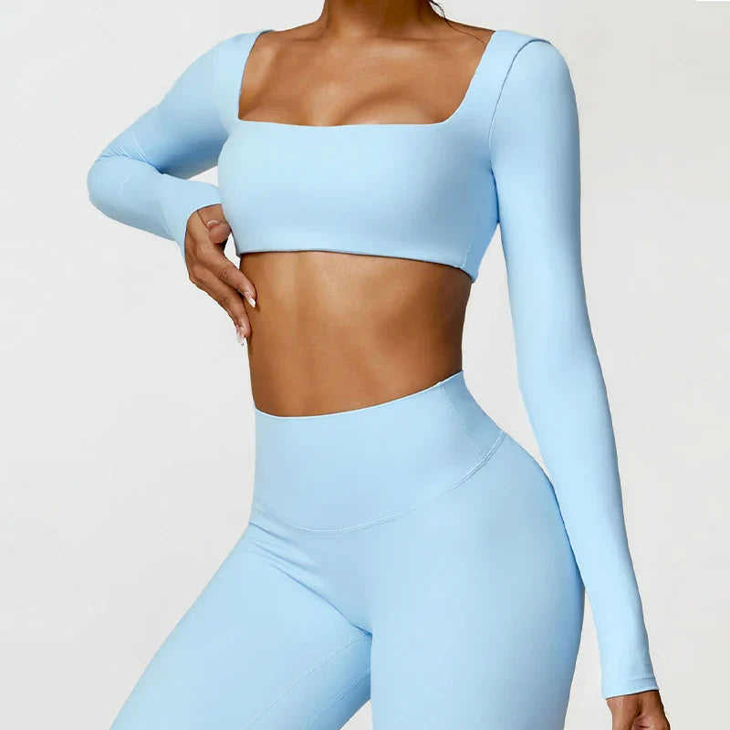 Dione Luxe Activewear Top - Urban Elegance for Every Move