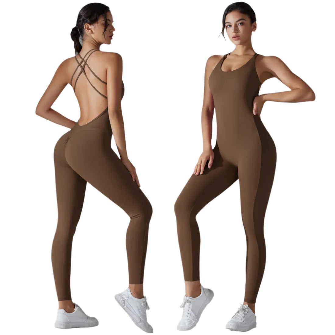 Celeste Luxe Backless Bodycon Jumpsuit