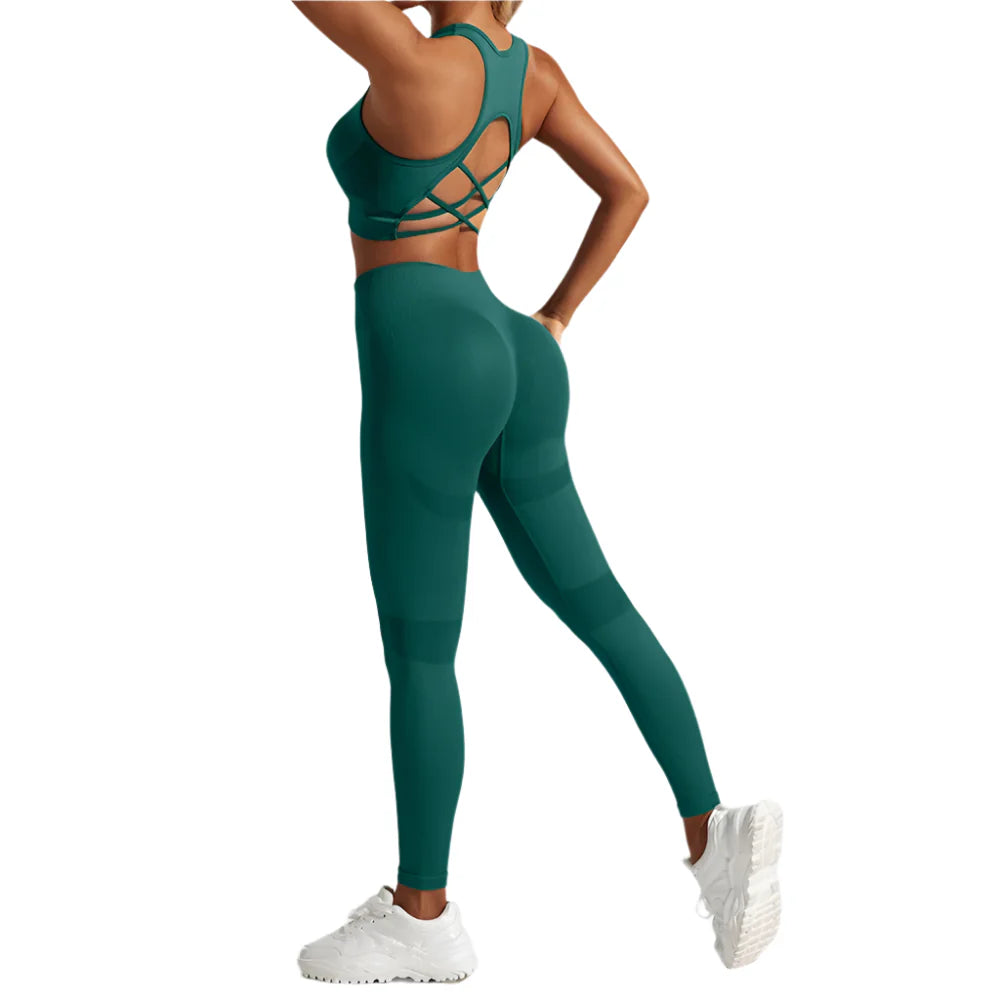 Miranda Luxe Sleeveless Crop Top - Elevate Your Workout Style