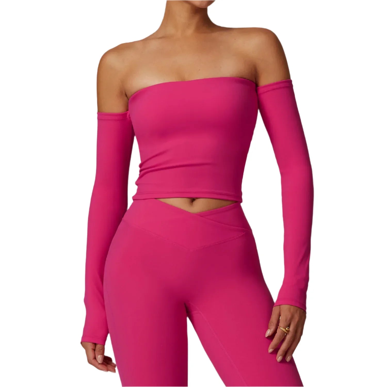 Riley Luxe Quick Dry Activewear Crop Top