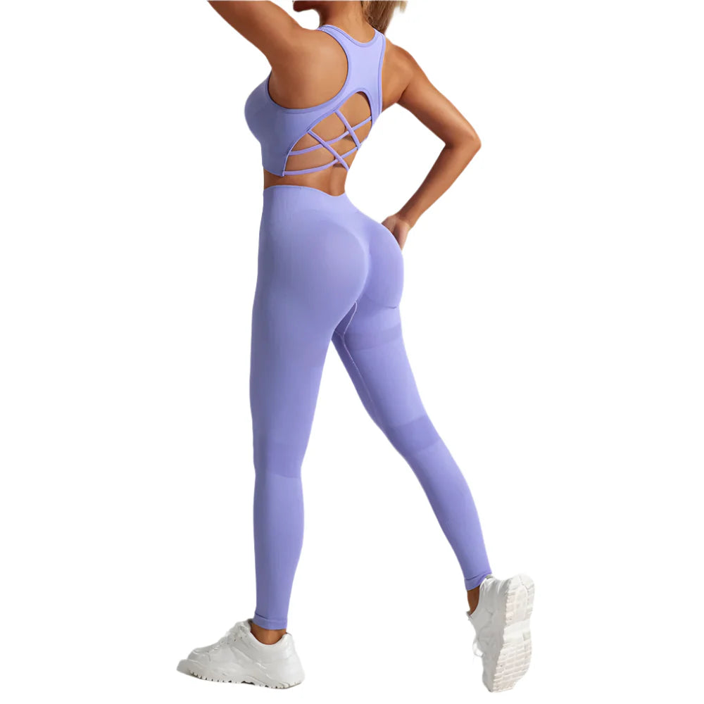 Miranda Luxe Sleeveless Crop Top - Elevate Your Workout Style