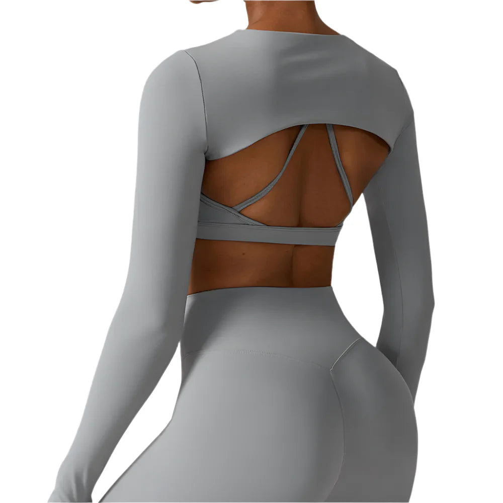 Paige Luxe Performance Shawl Crop Top
