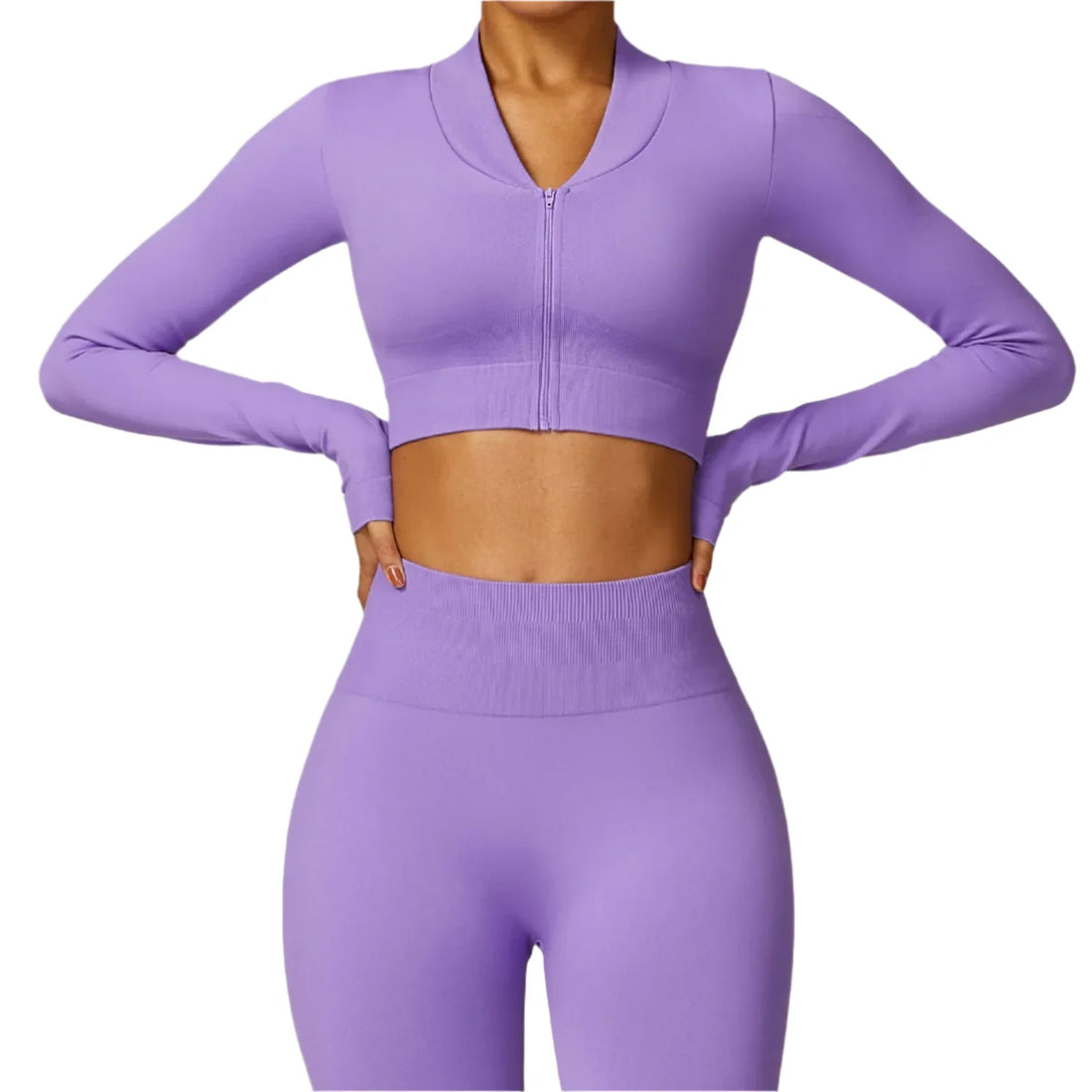 Elevate Your Workout: Luxe City Chic Crop Top