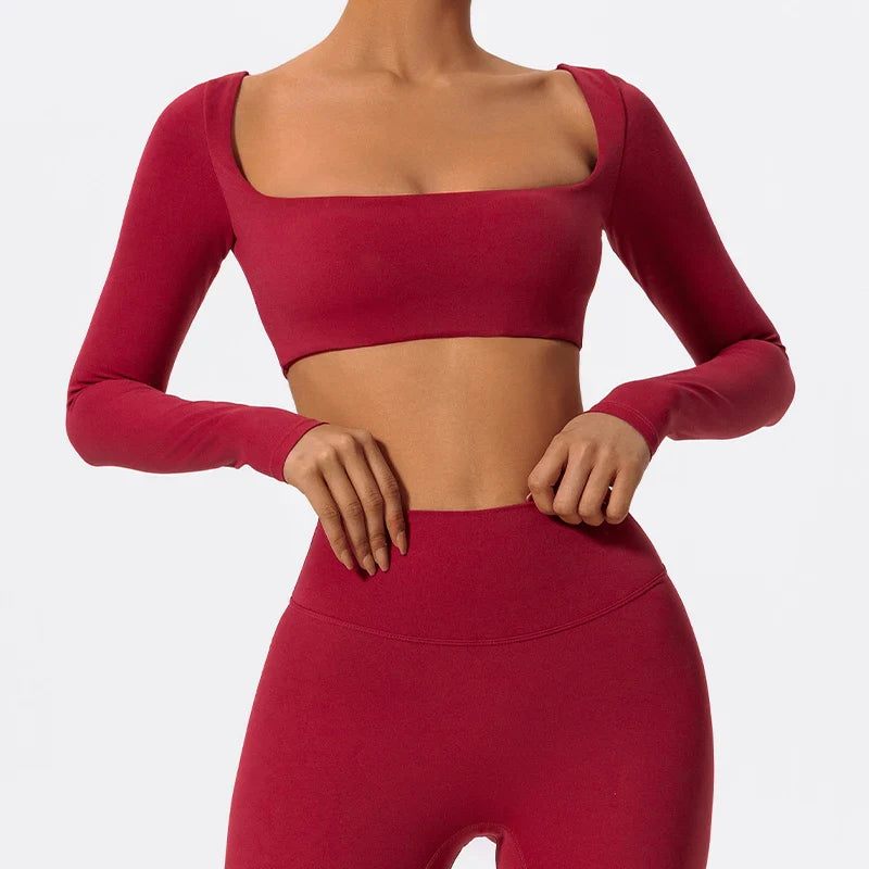 Dione Luxe Activewear Top - Urban Elegance for Every Move
