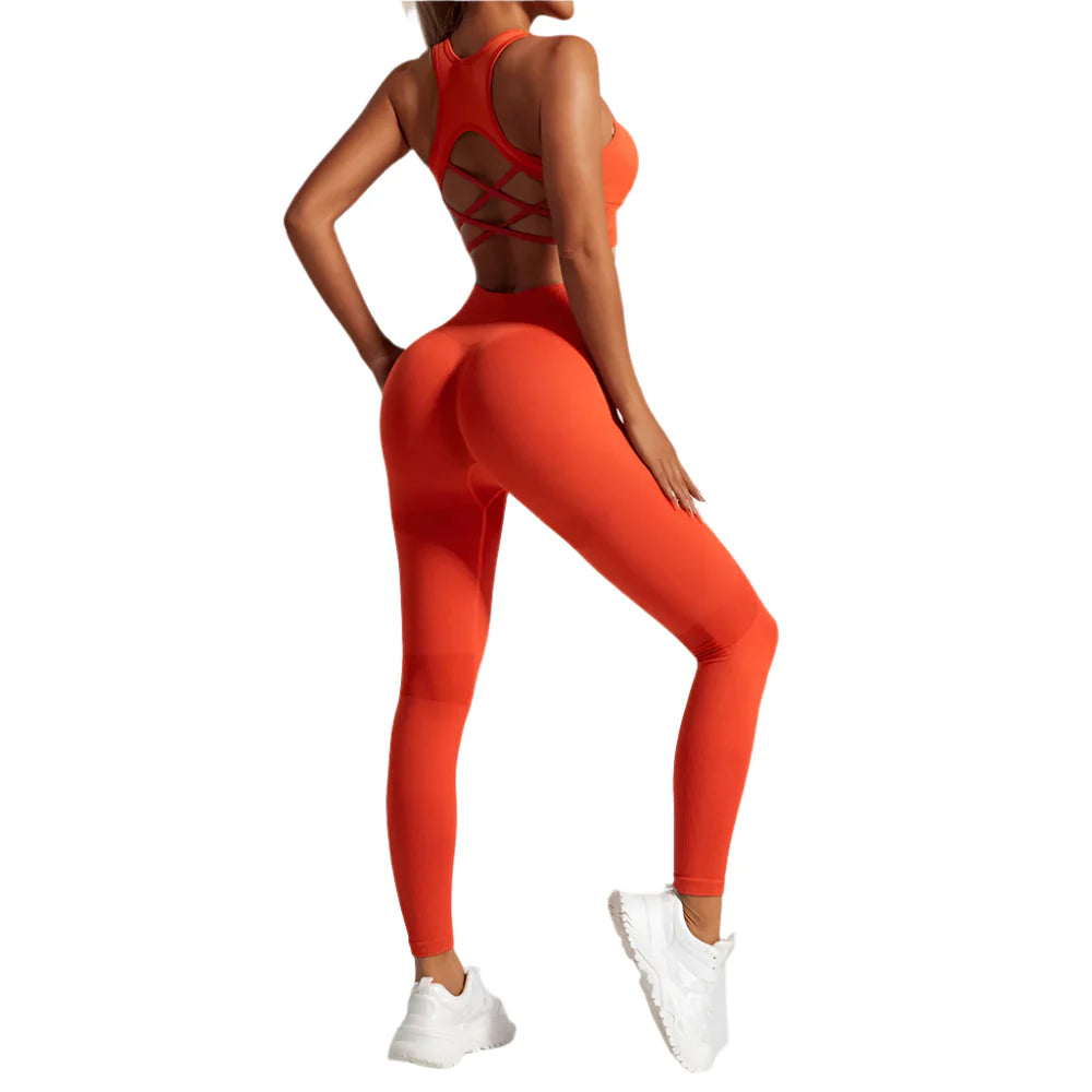 Miranda Luxe Sleeveless Crop Top - Elevate Your Workout Style