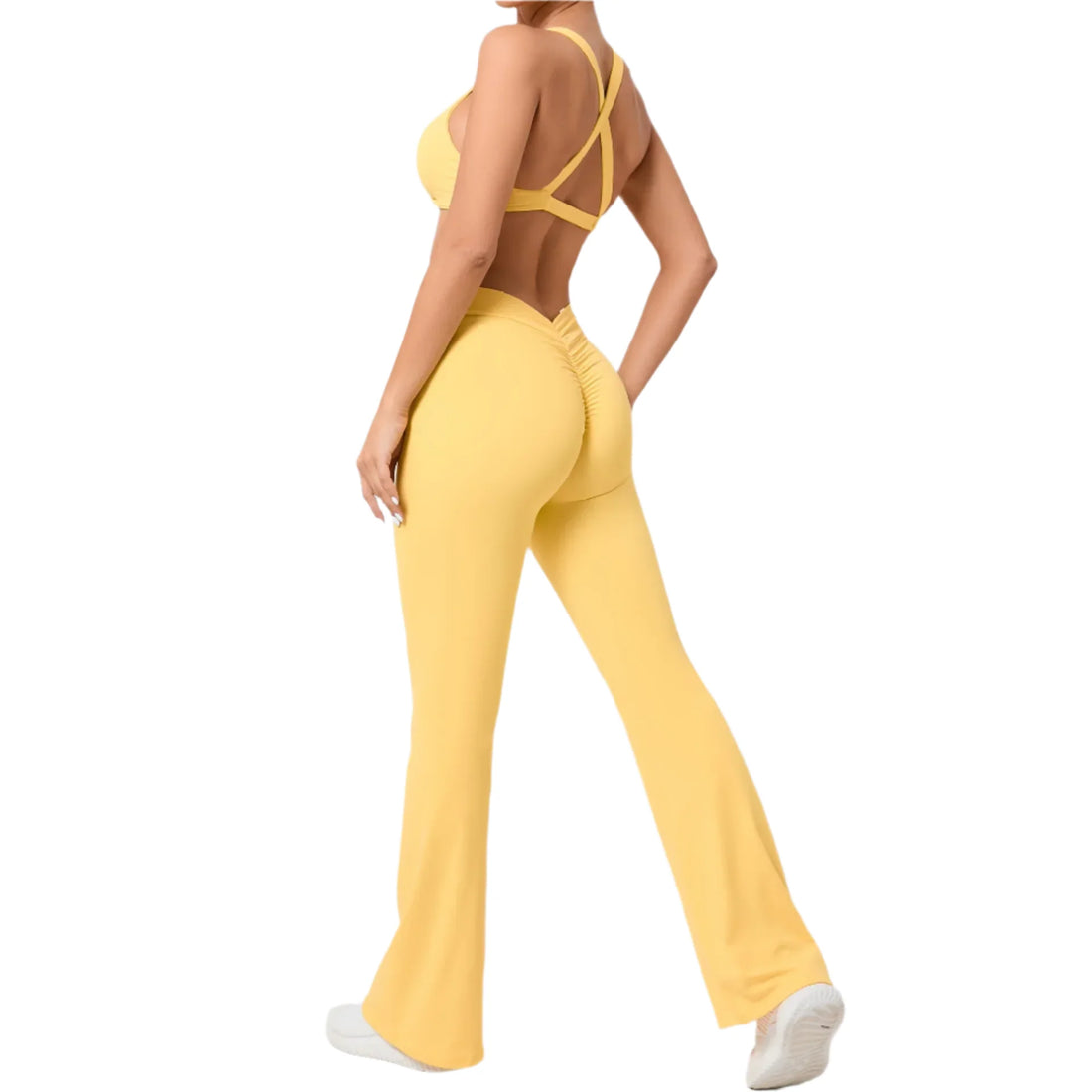 Raven's Radiance Flared Jumpsuit Set