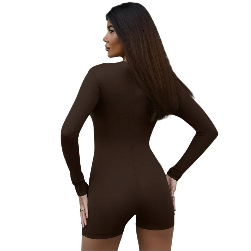 Autumn Black Jumpsuit: Paris Chic