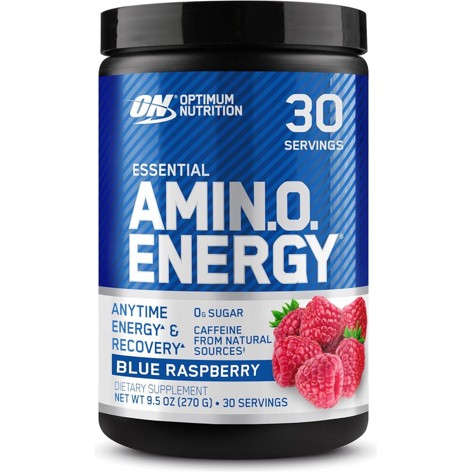 Amino Energy Powder, Blue Raspberry, 270G, 30 Servings