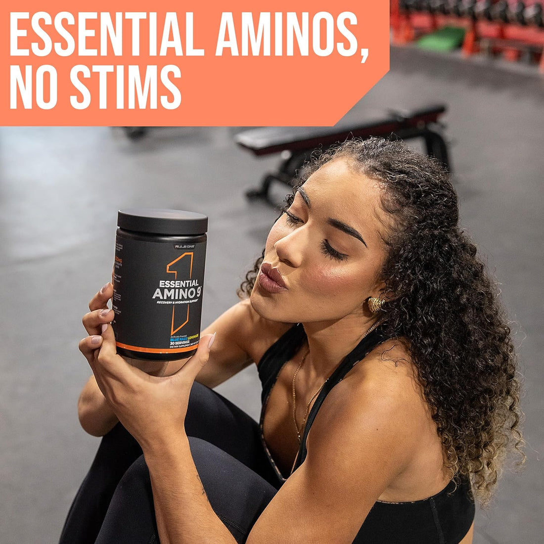 R1 Essential Amino 9 Recovery & Hydration Support Supplement 345 G, Peach Mango (30 Servings)
