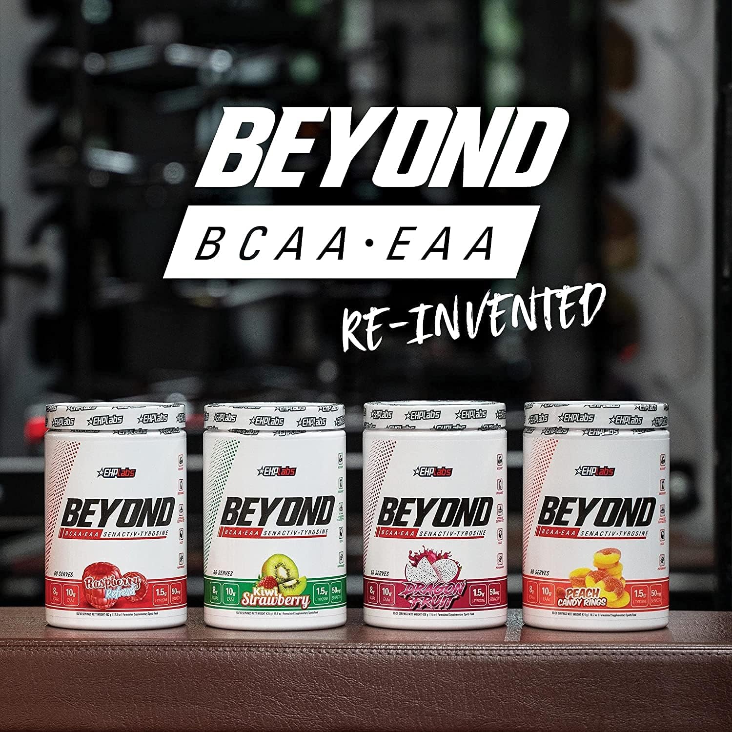 Beyond BCAA + EAA by Ehplabs - 10G of Essential Amino Acids, Assists with Muscle Endurance, Recovery & Fatigue (Peach Candy Rings)